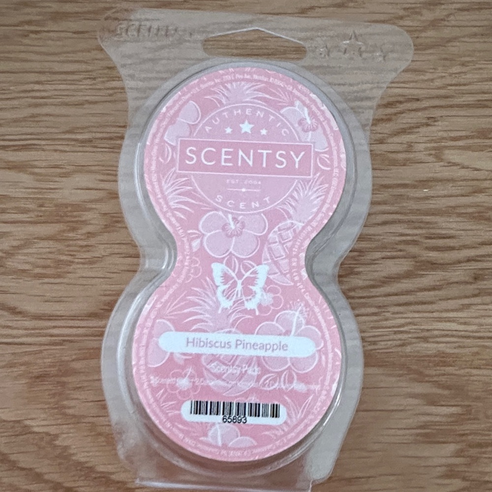Scentsy Hibiscus Pineapple Fragrance Pods in Pink